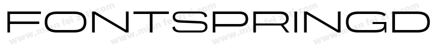 FONTSPRINGDEMO OrganettoExpUltraBol字体转换